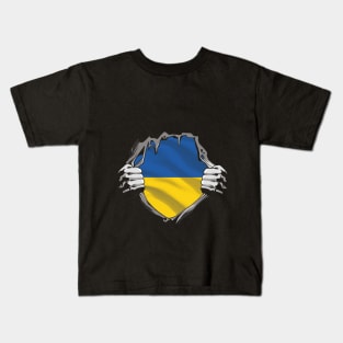 Proud to be Ukrainian ,  ukrainian roots Kids T-Shirt